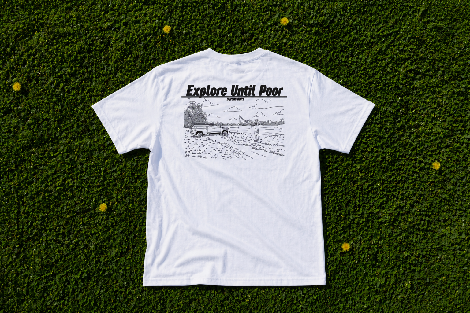 Explore Until Poor - Truck Tee