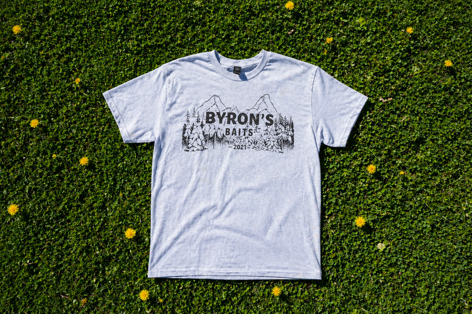 Byrons Baits Mountain T-Shirt