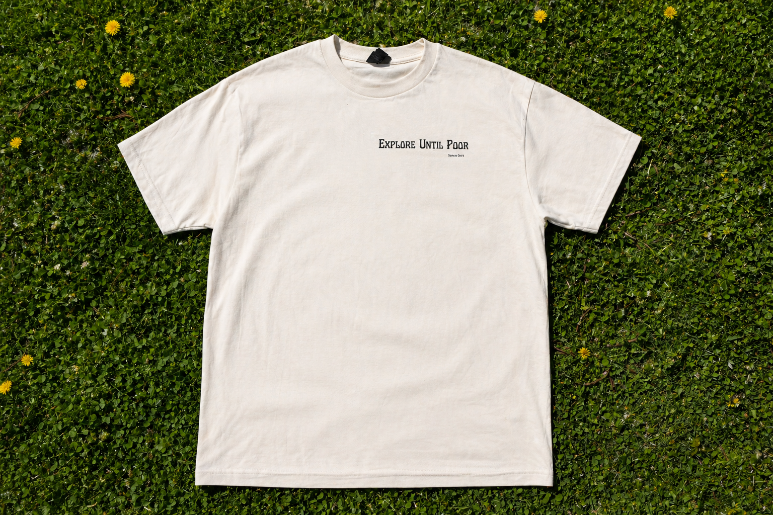 Explore Until Poor Reflecting Trees T-Shirt
