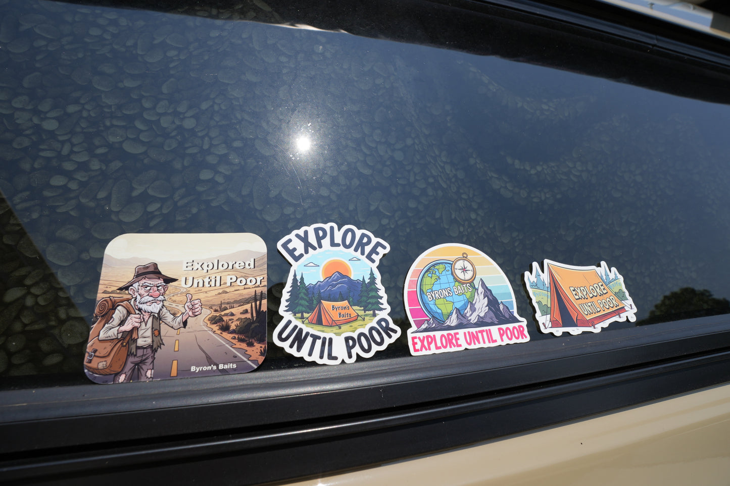 "Byrons Baits Sticker Pack" 4pk