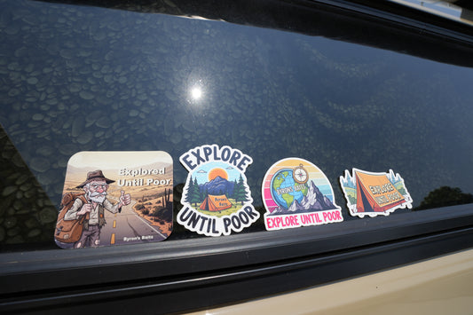 "Byrons Baits Sticker Pack" 4pk