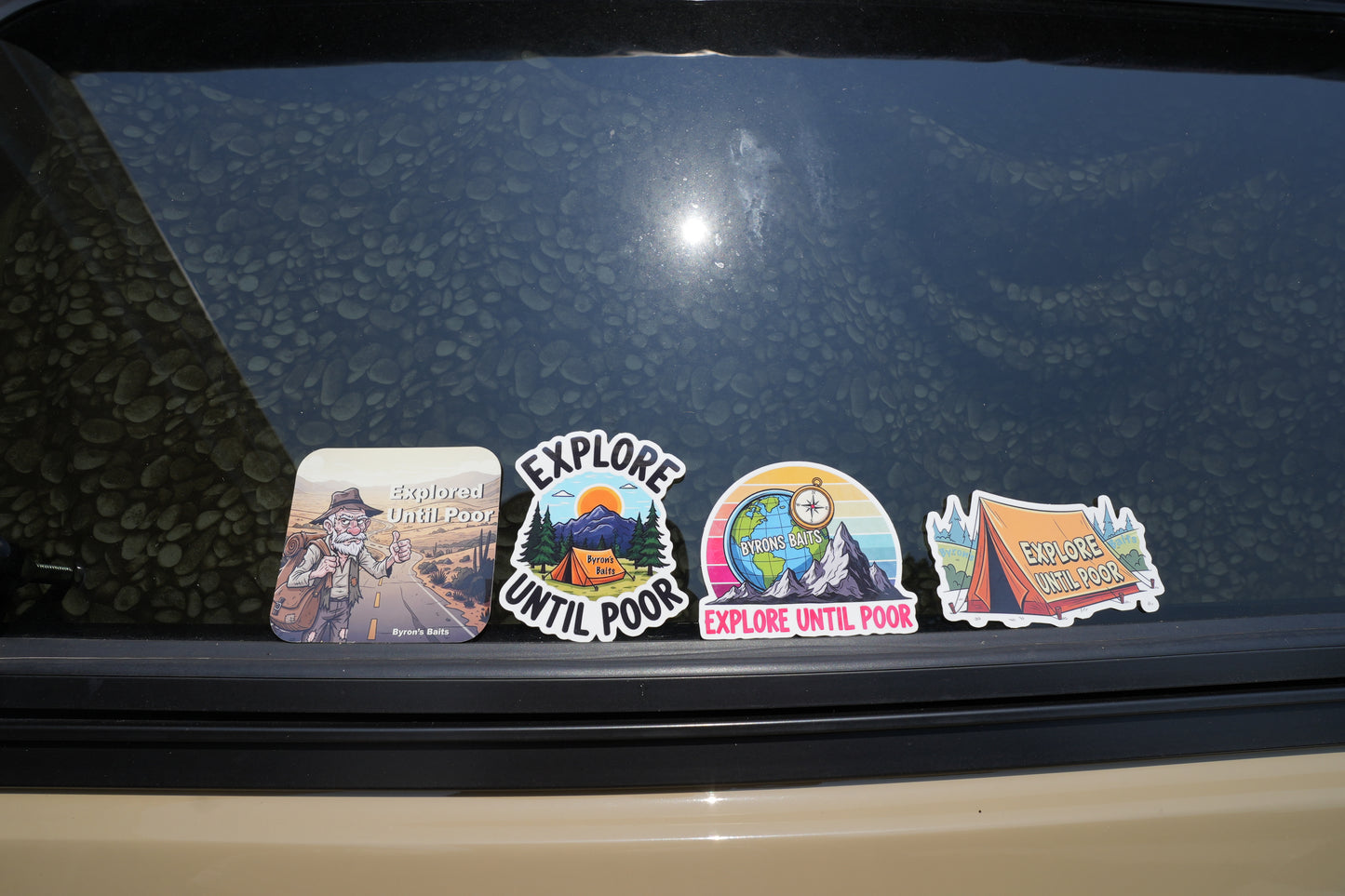 "Byrons Baits Sticker Pack" 4pk